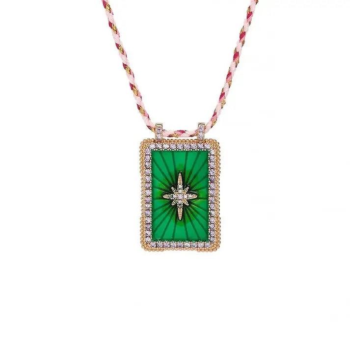 Amulet Shield Necklace - North Star