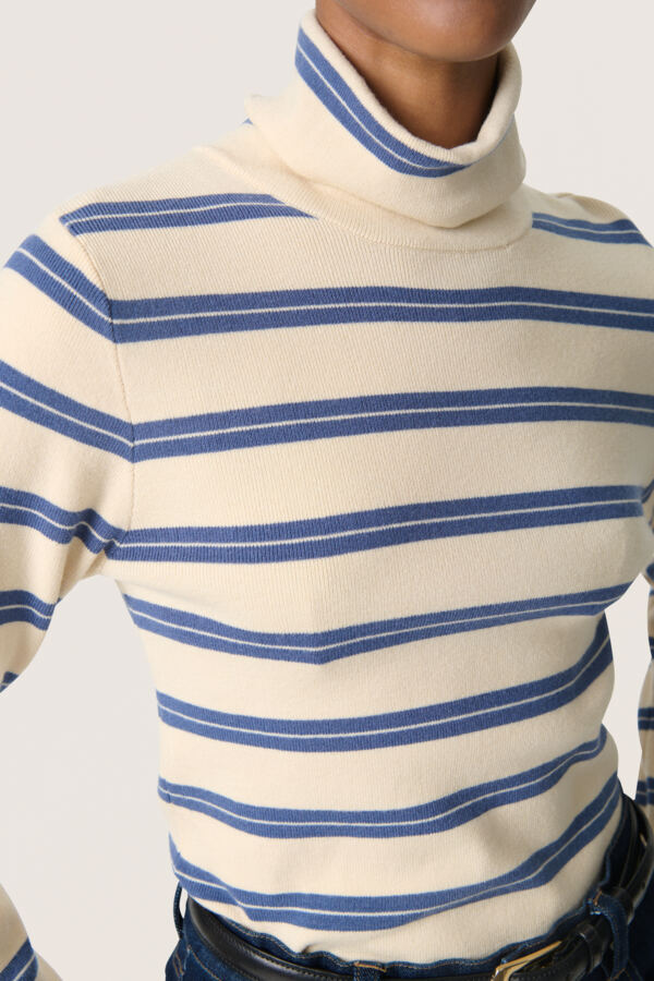 Spina Striped Rollneck