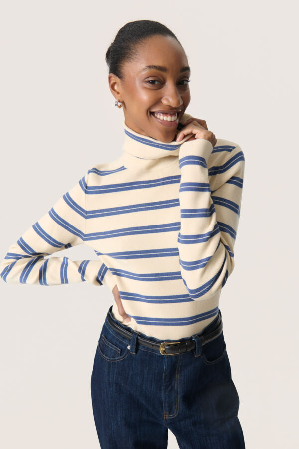Spina Striped Rollneck