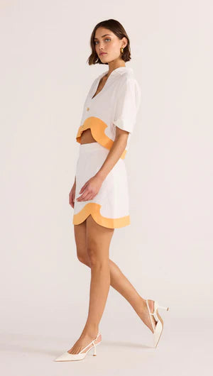 Alora Wave Crop Shirt