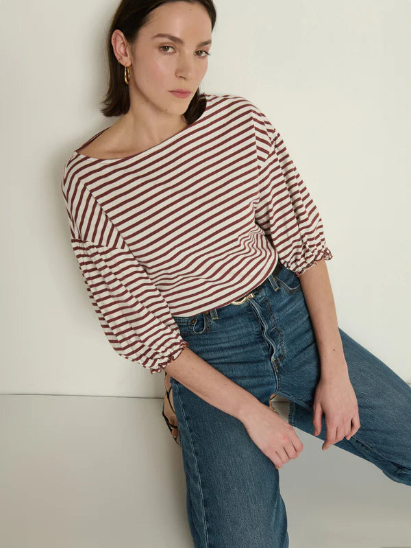 Sandra Boatneck Top