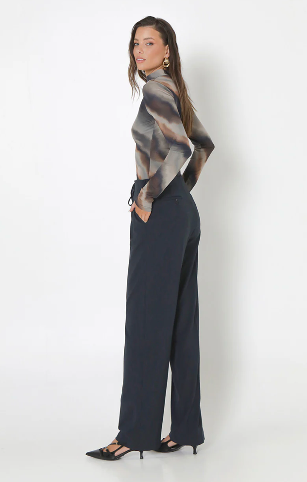 Isabella Long Sleeve Top - Dusk Print