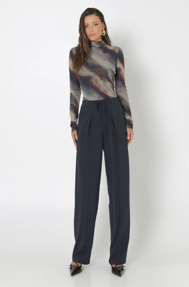 Isabella Long Sleeve Top - Dusk Print