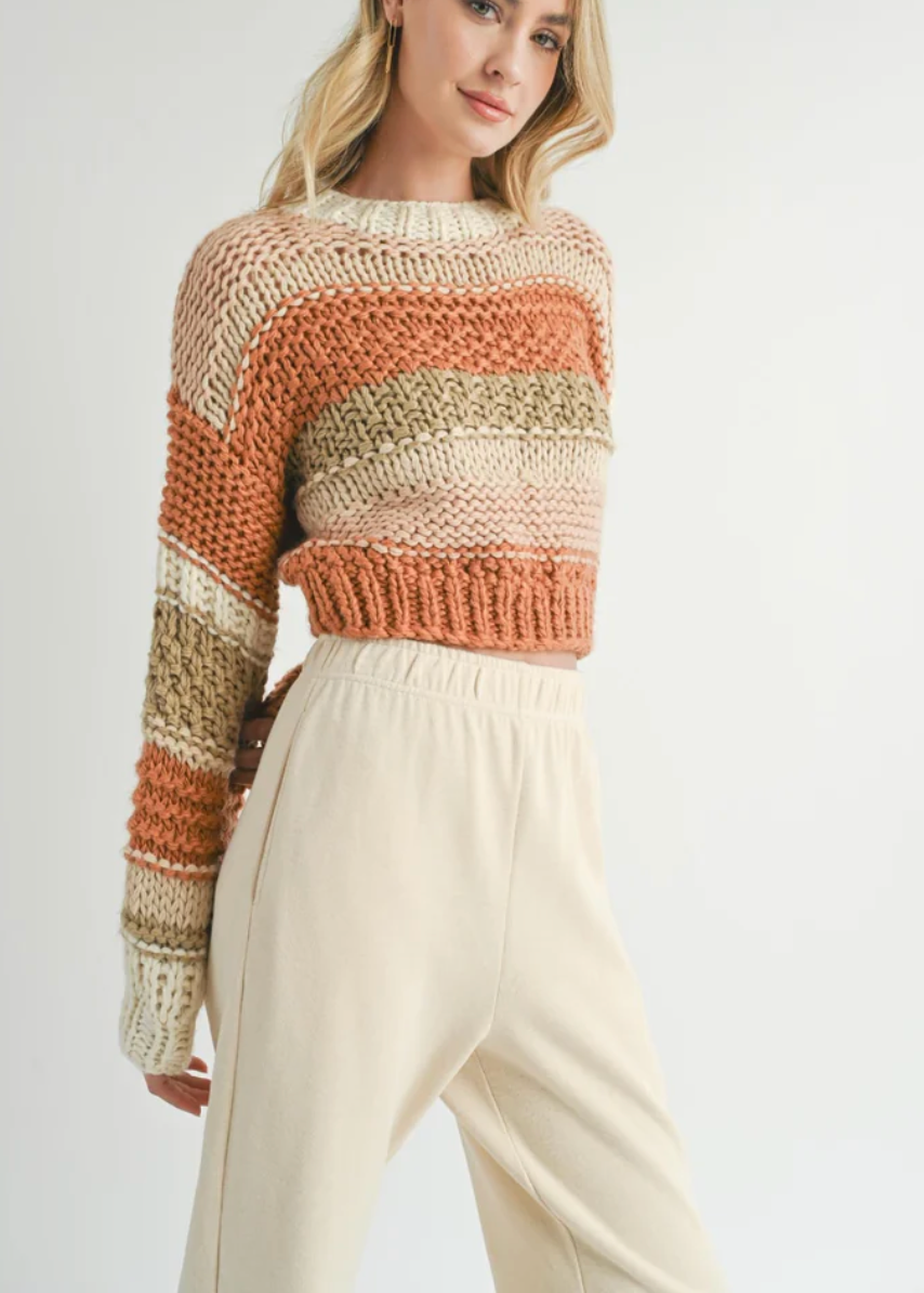 Butter Pecan Chunky Sweater