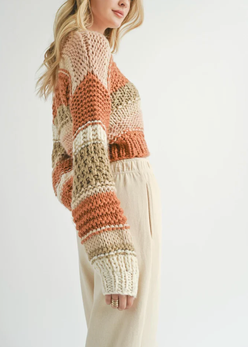 Butter Pecan Chunky Sweater