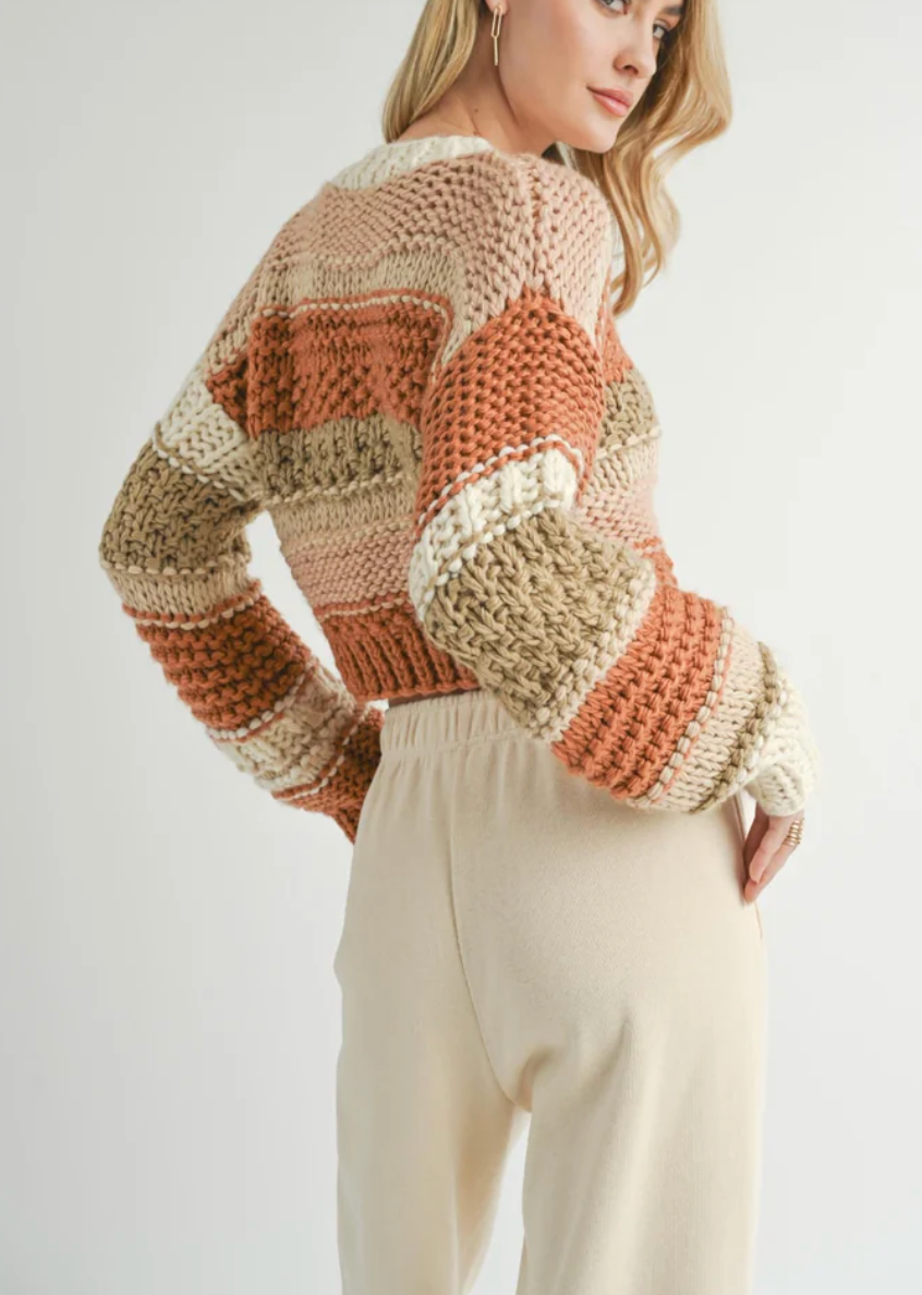 Butter Pecan Chunky Sweater