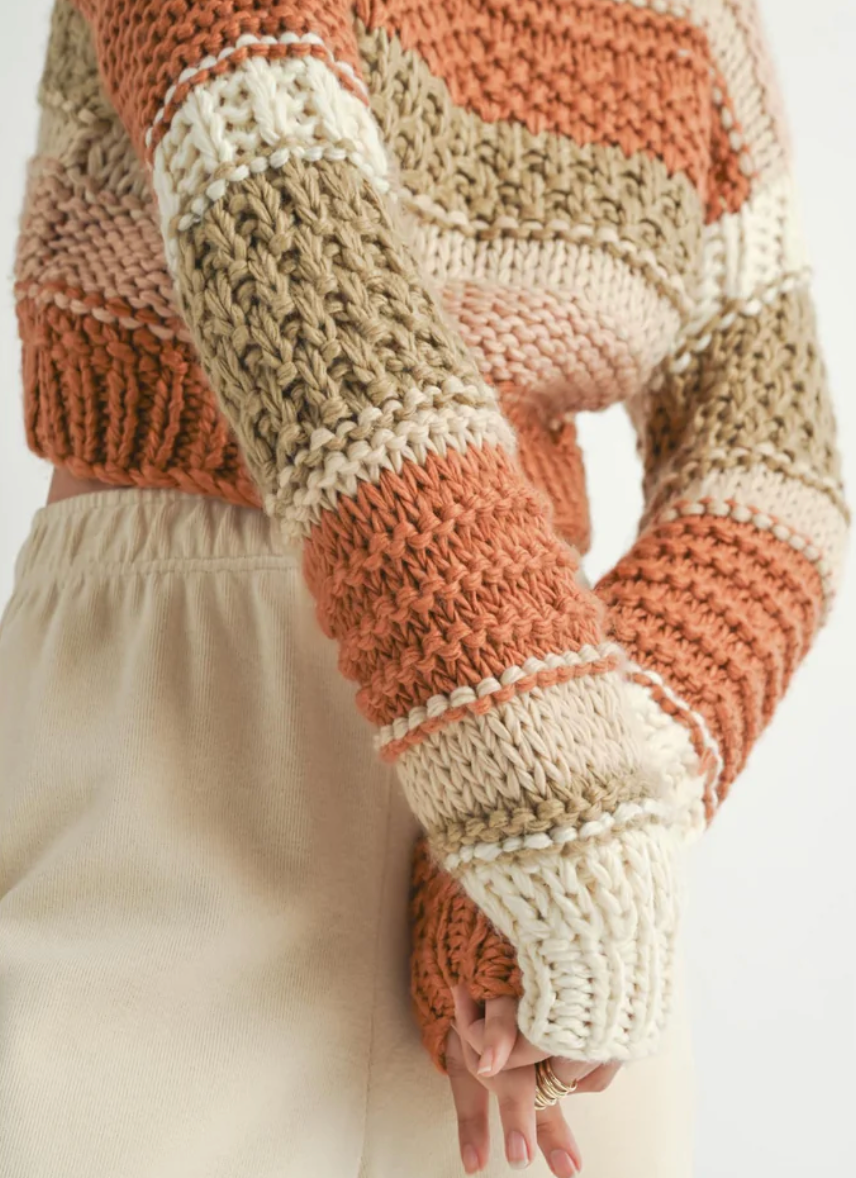 Butter Pecan Chunky Sweater