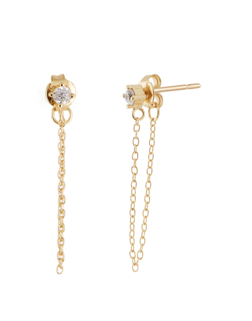 Chain Studs - Vermeil