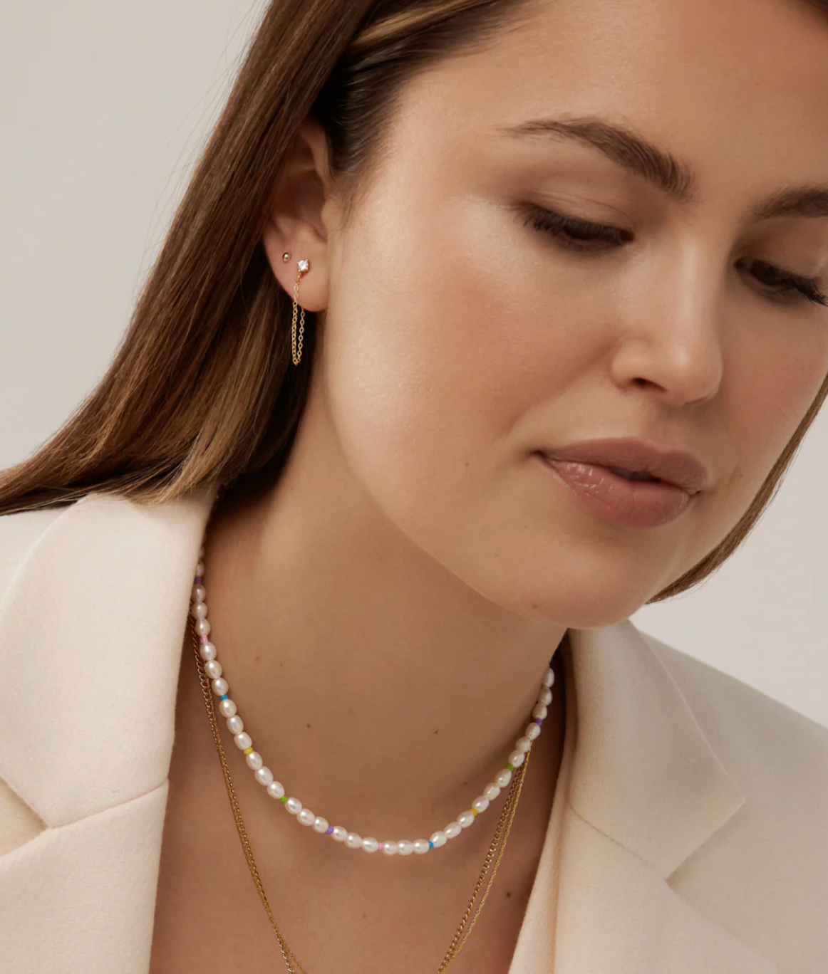 Chain Studs - Vermeil