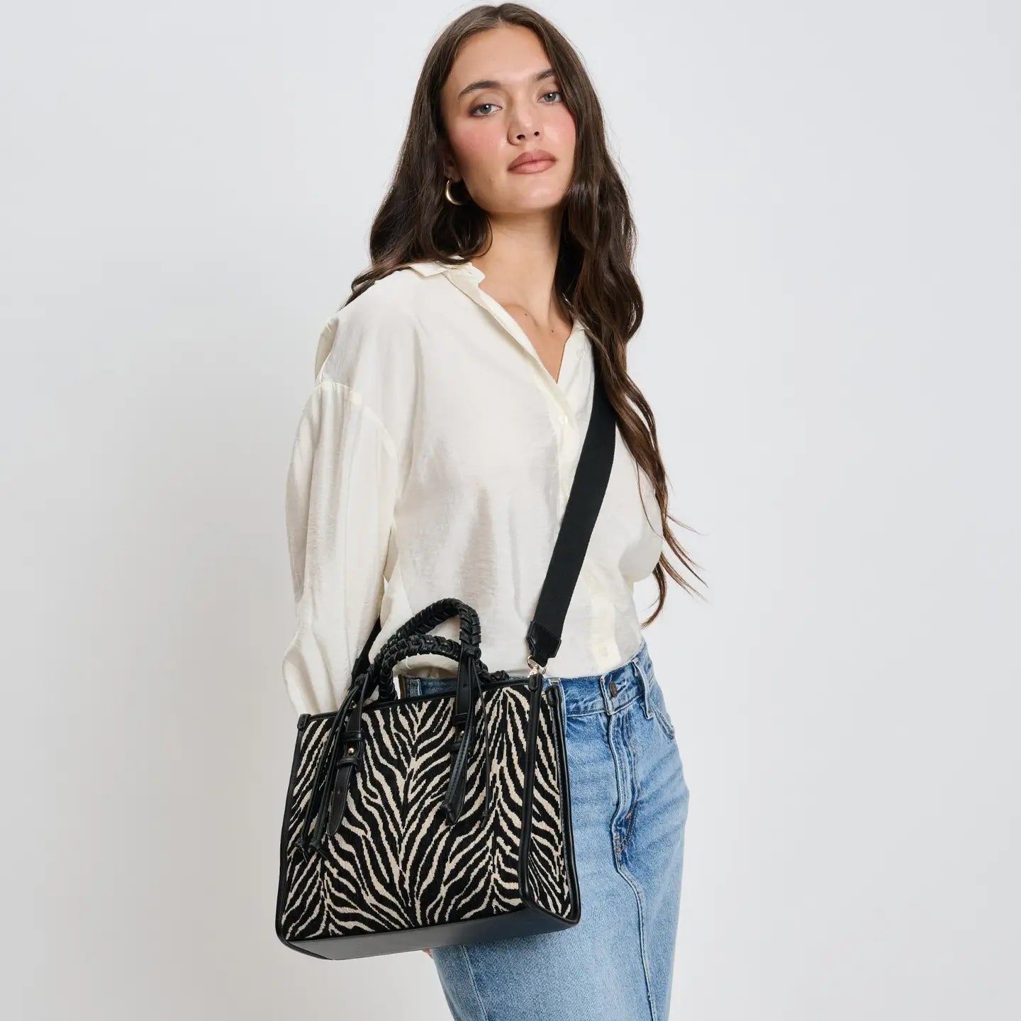 Dinsdale Zebra Print Crossbody