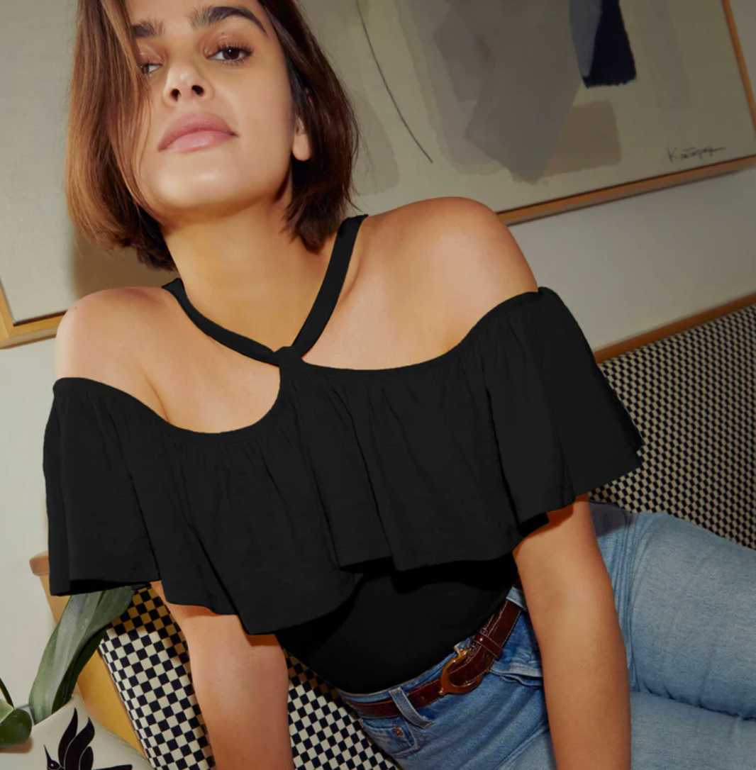 Morgan Ruffled Halter