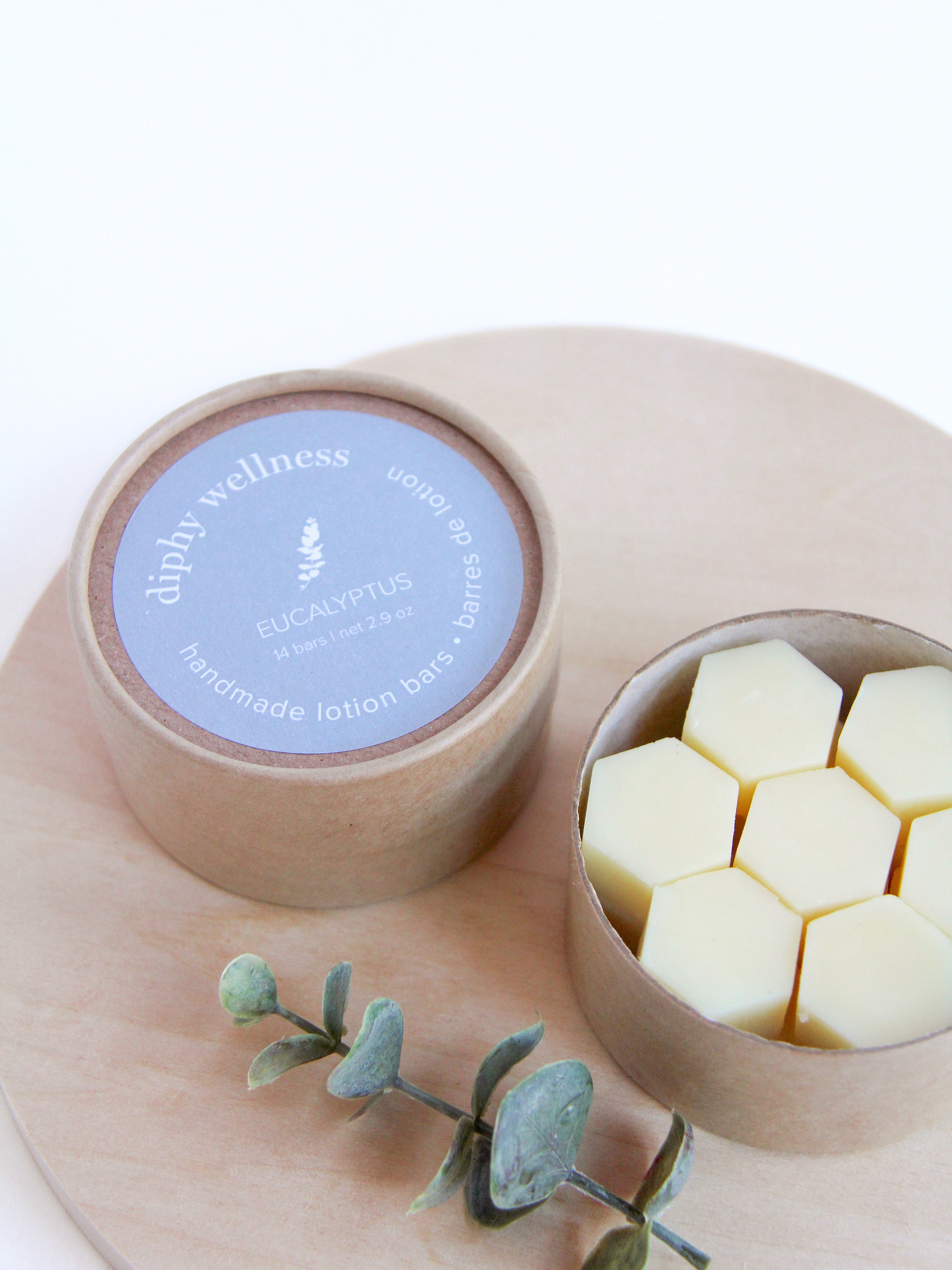 Eucalyptus lotion bars