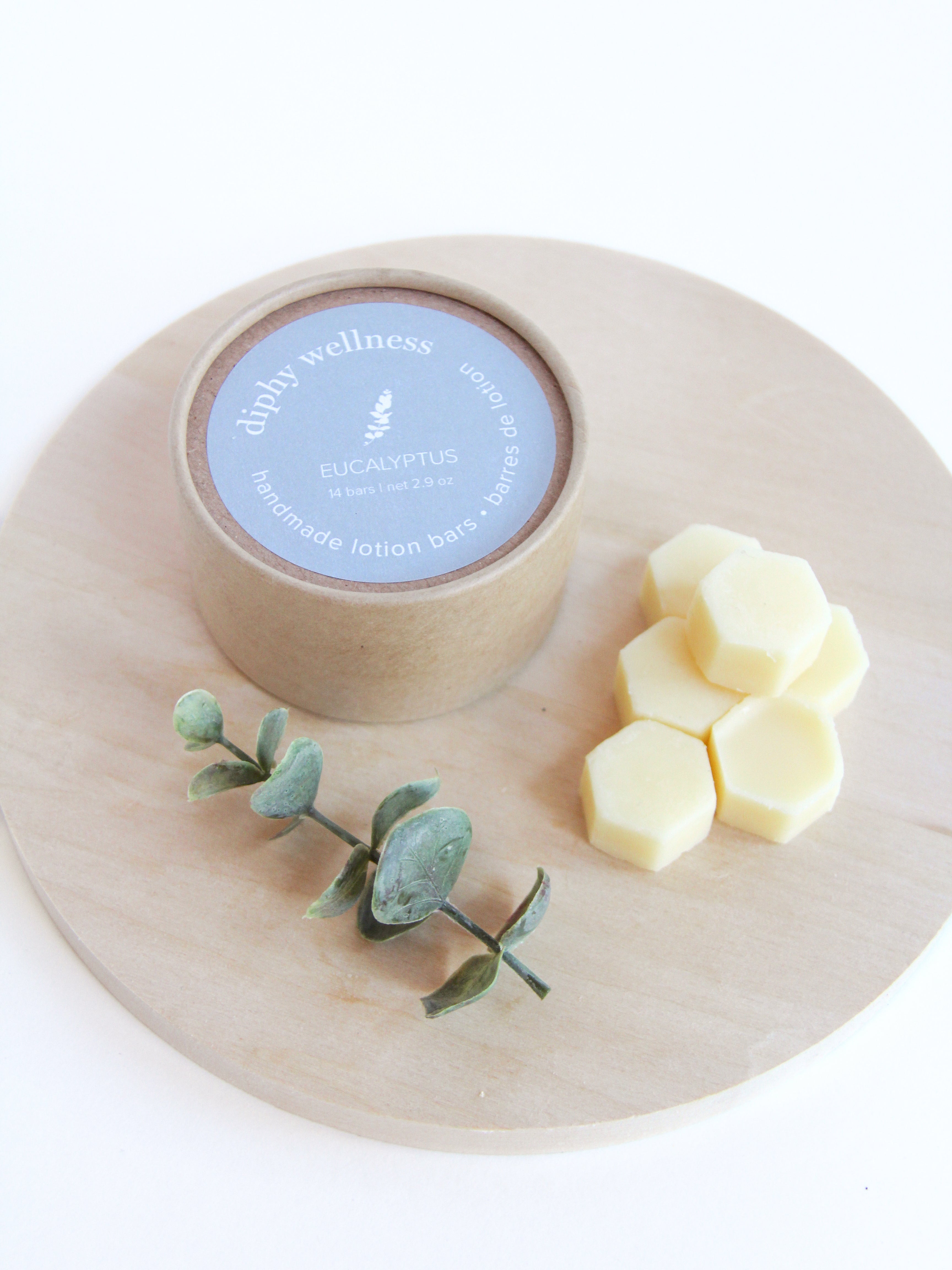 Eucalyptus lotion bars