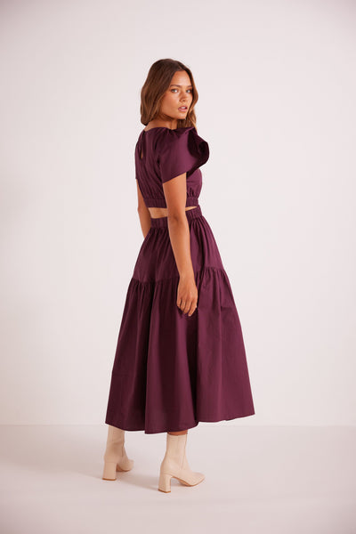 Allegra Cut Out Midi Dress