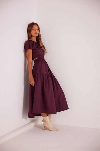 Allegra Cut Out Midi Dress
