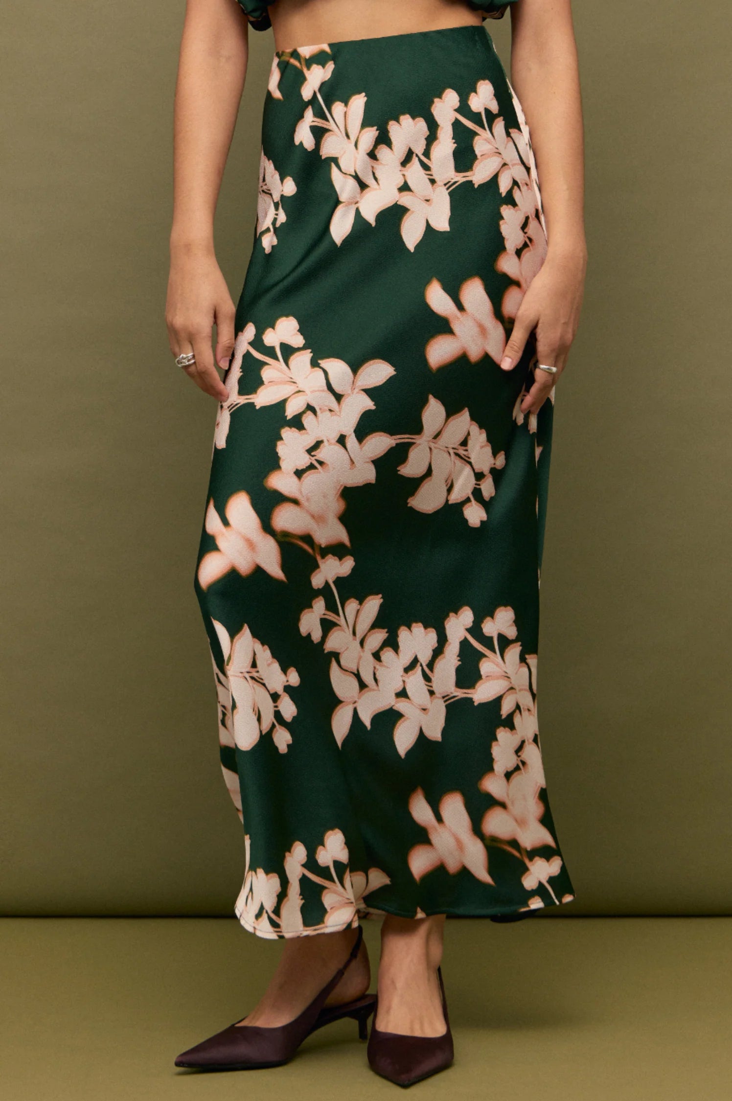 Vilma Maxi Bias Skirt