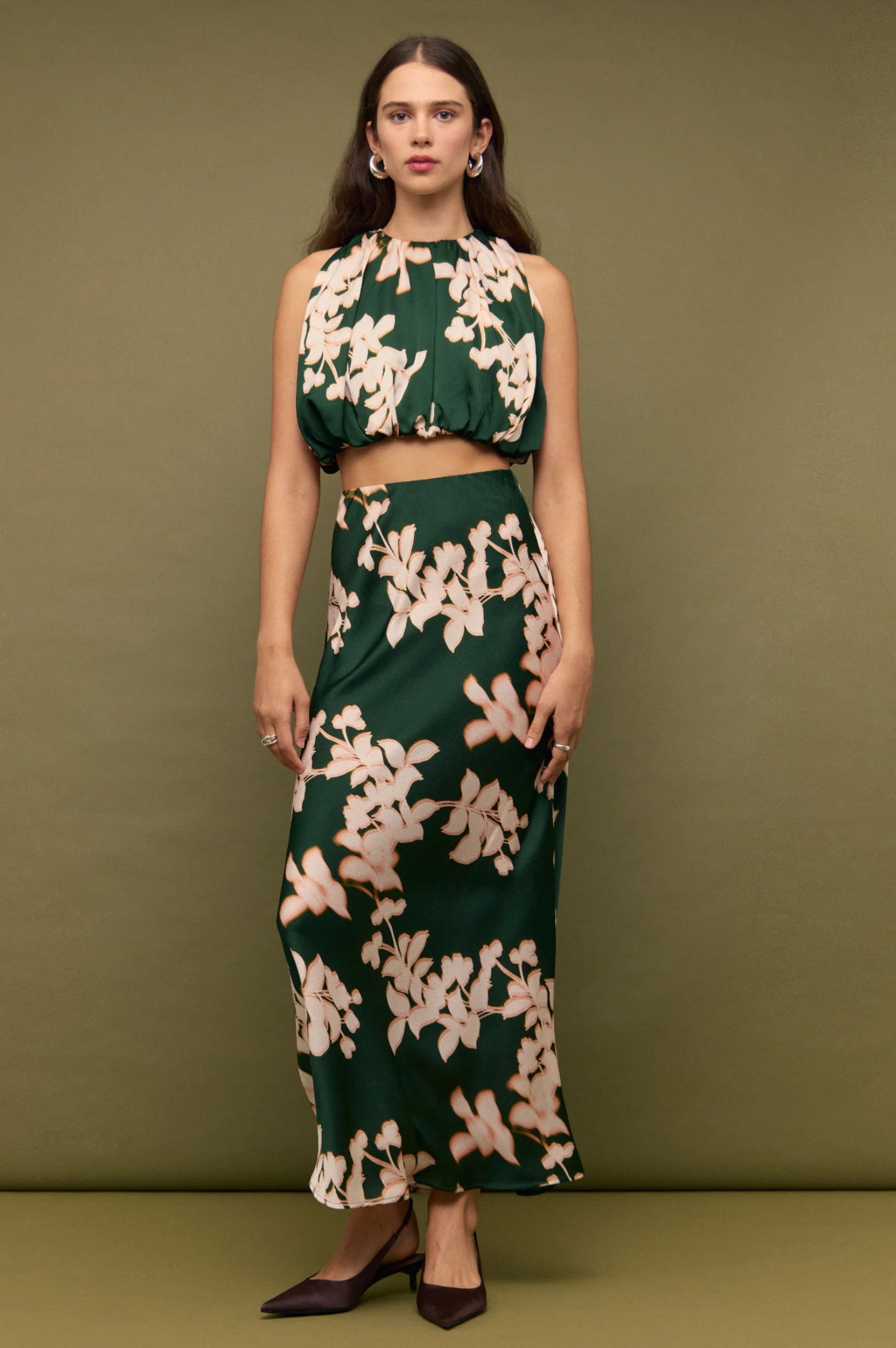 Vilma Maxi Bias Skirt