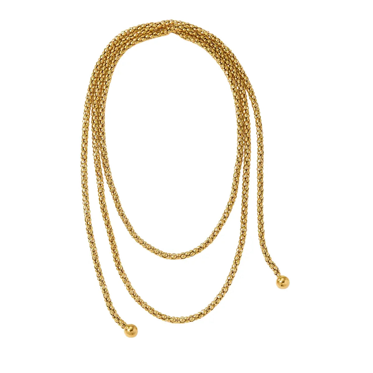 Audrey Lariat Rope Necklace