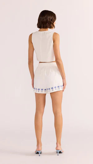 Isadora Embroidered Short