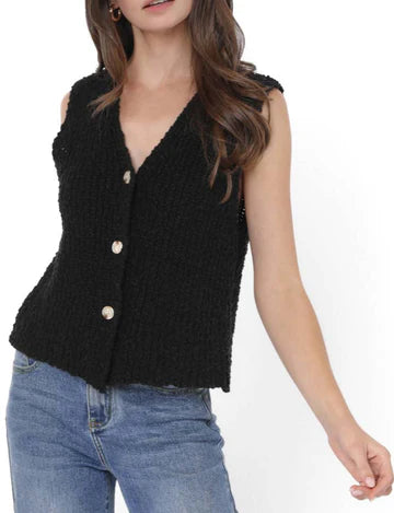 Arlo Cardi Vest - Black