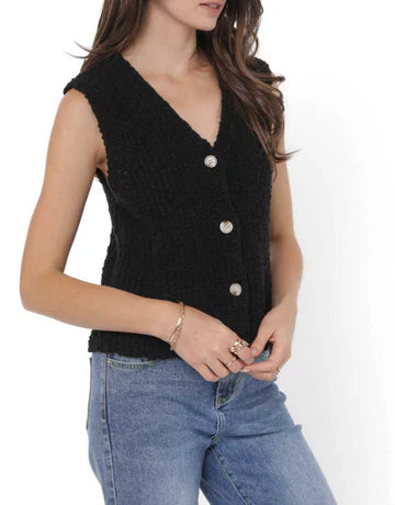 Arlo Cardi Vest - Black