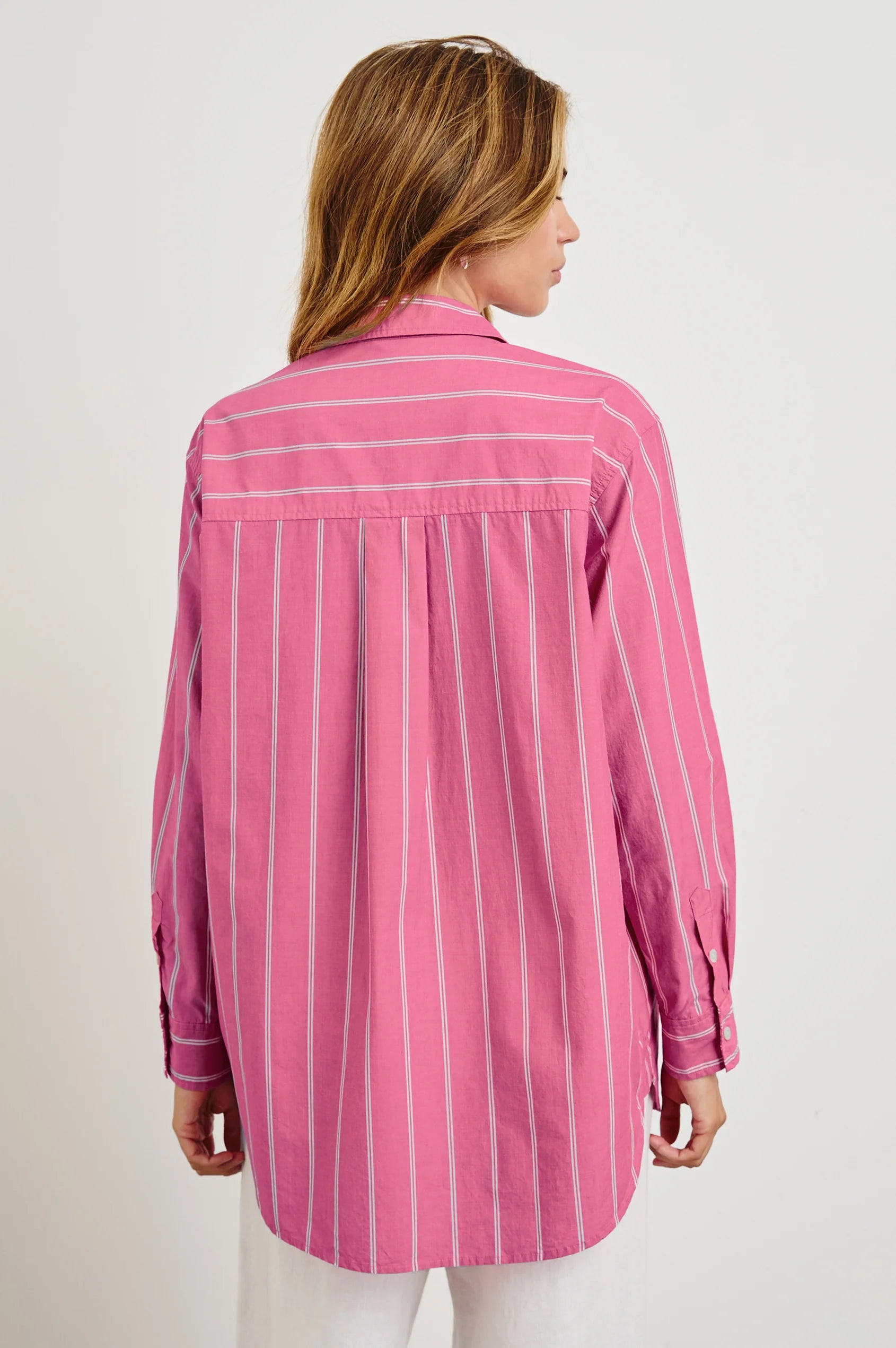 Elsa - Hibiscus White Stripe