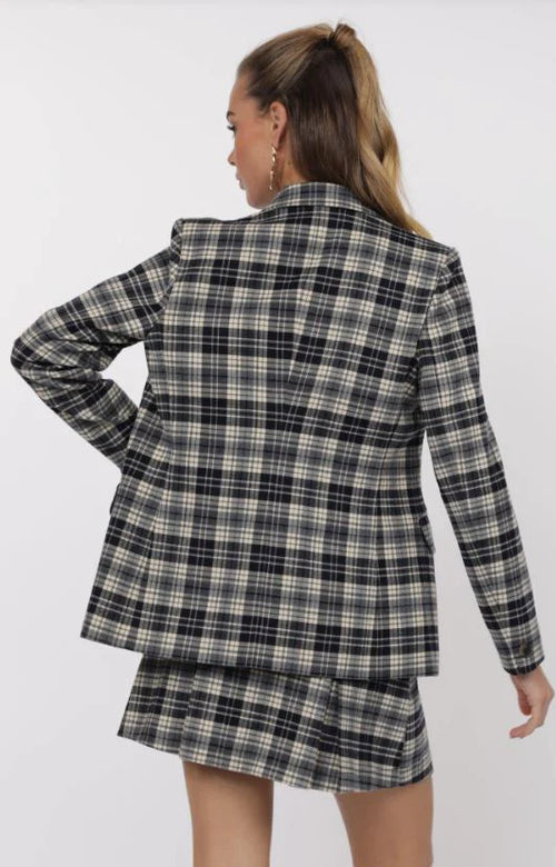Wilson Plaid Fitted Blazer