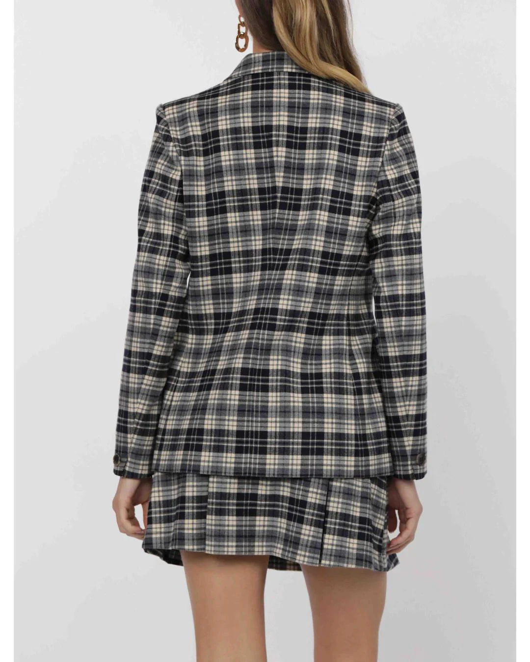Wilson Plaid Fitted Blazer