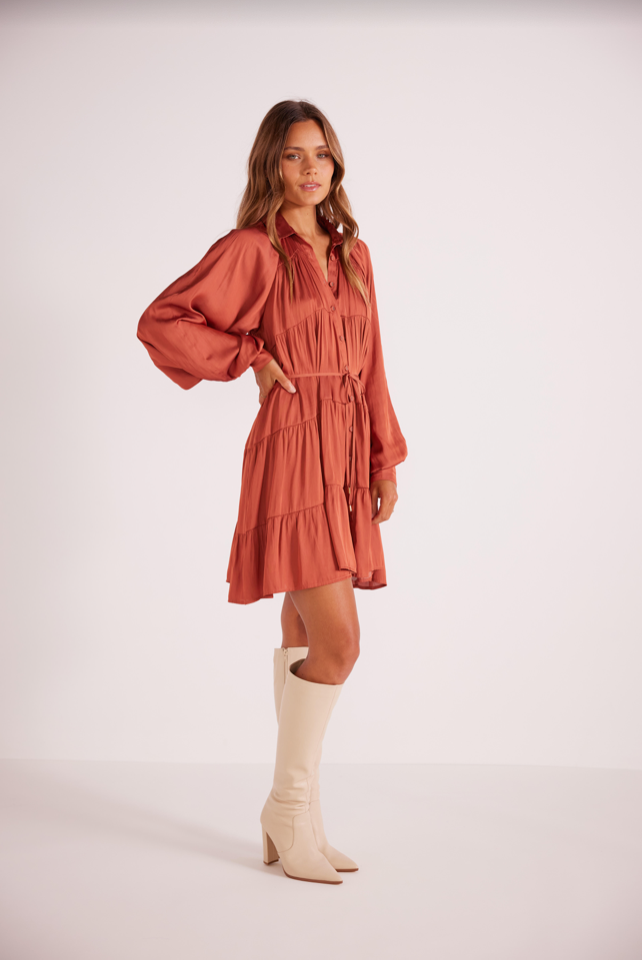 Hannah Tiered Mini Dress