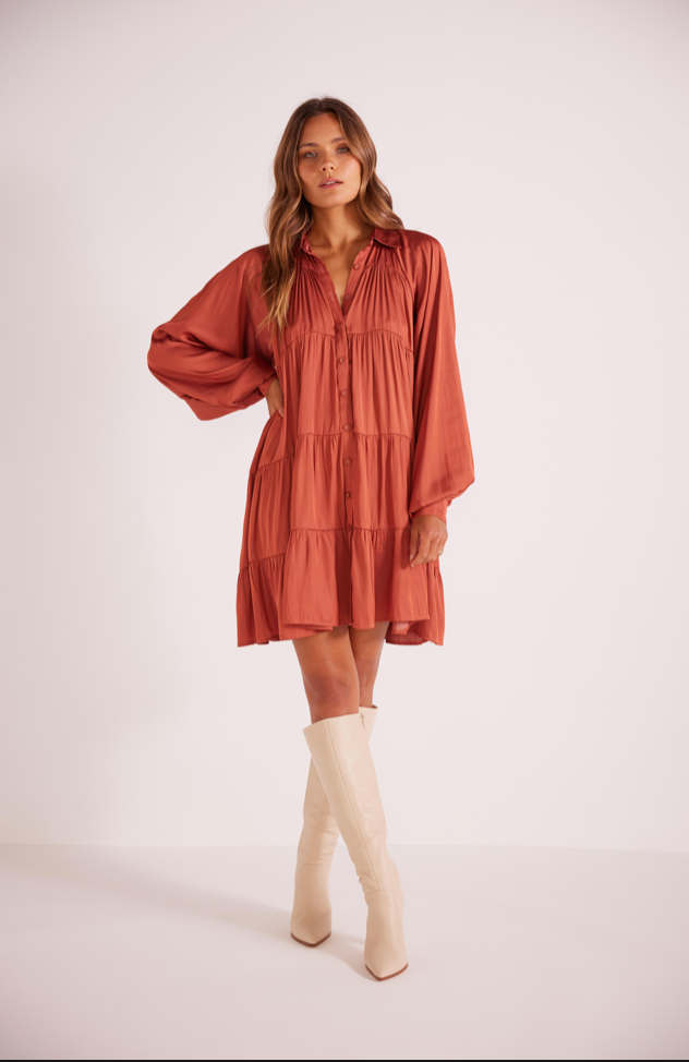 Hannah Tiered Mini Dress