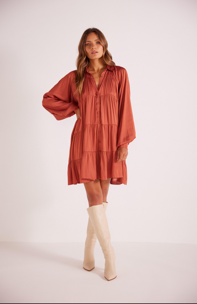 Hannah Tiered Mini Dress