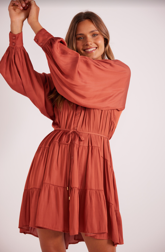 Hannah Tiered Mini Dress