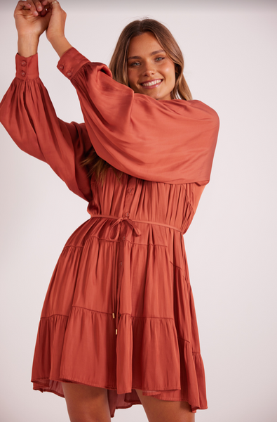 Hannah Tiered Mini Dress