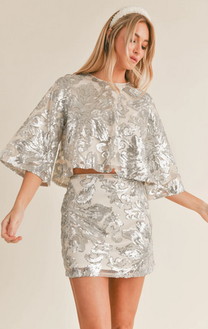 Aura Sequin Top