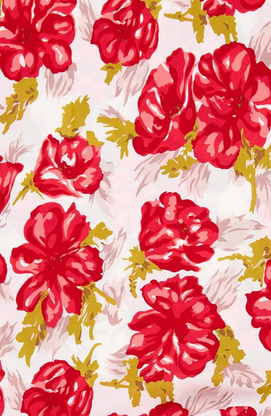 Bellavista Midi Dress - Isadora Floral - Red