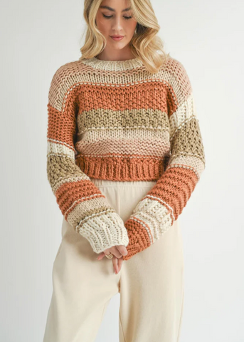 Butter Pecan Chunky Sweater
