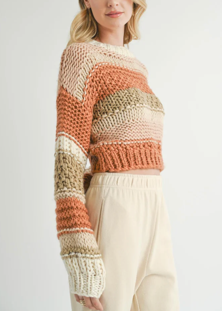 Butter Pecan Chunky Sweater