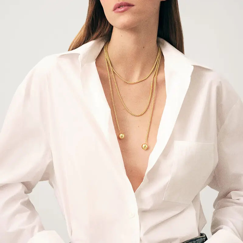 Audrey Lariat Rope Necklace