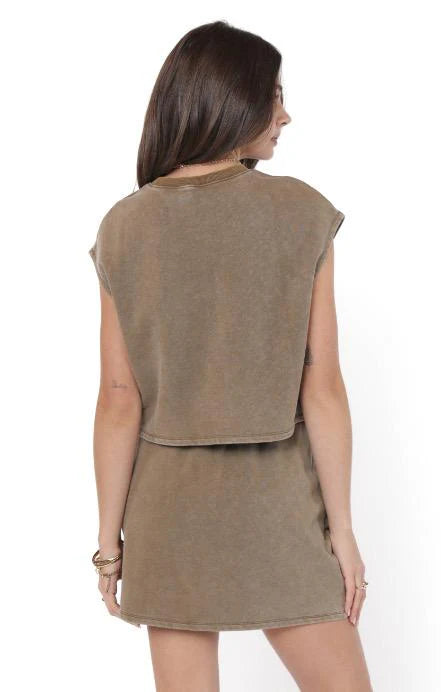 Little Games Washed Terry Knit Top