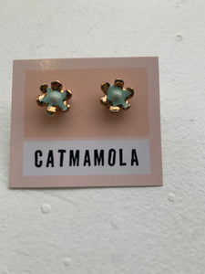 Ceramic Flower Earrings