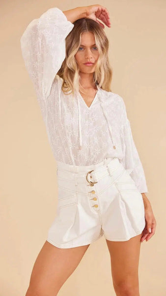 Sadie Broidery Blouse