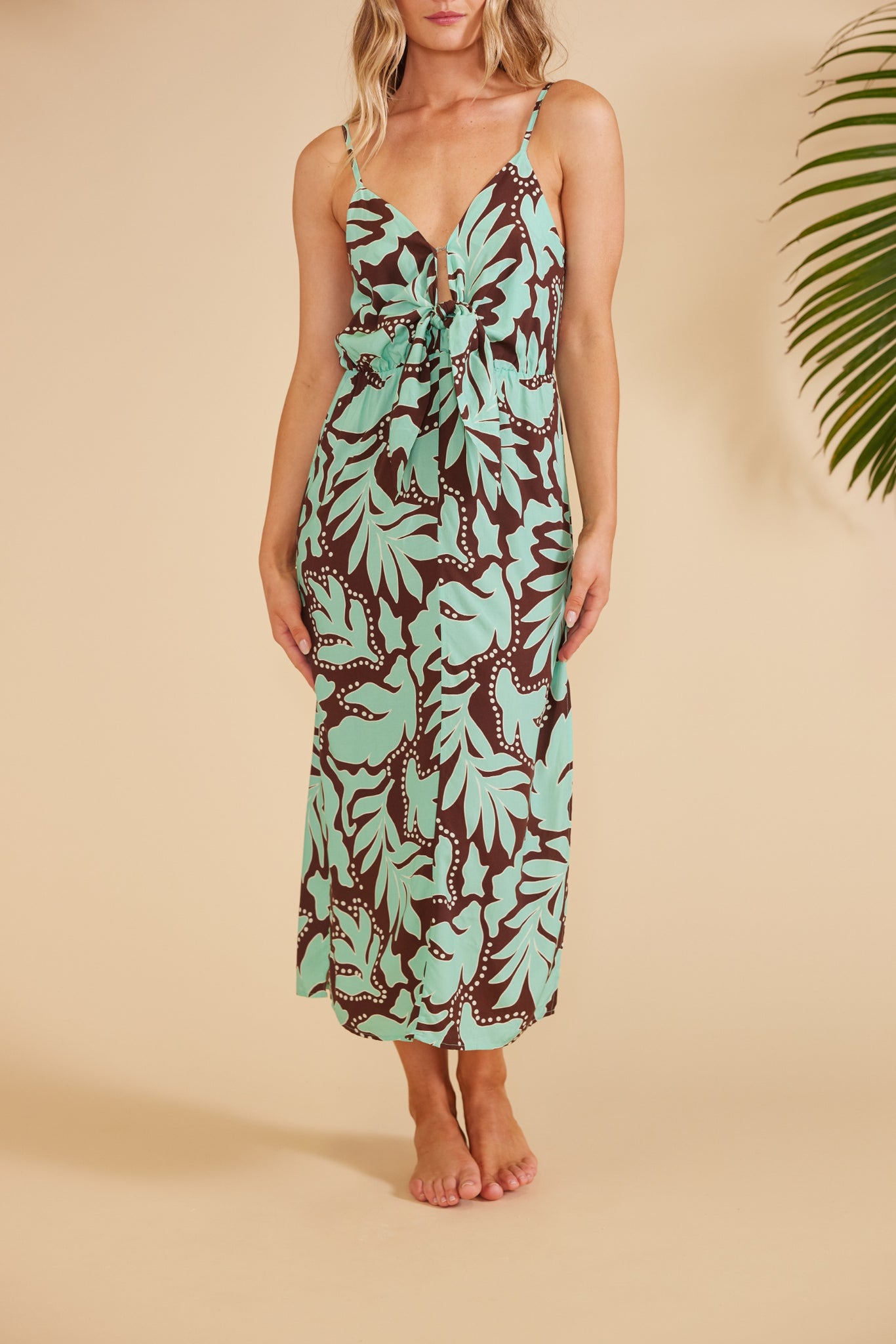 Kelani Tie Front Dress