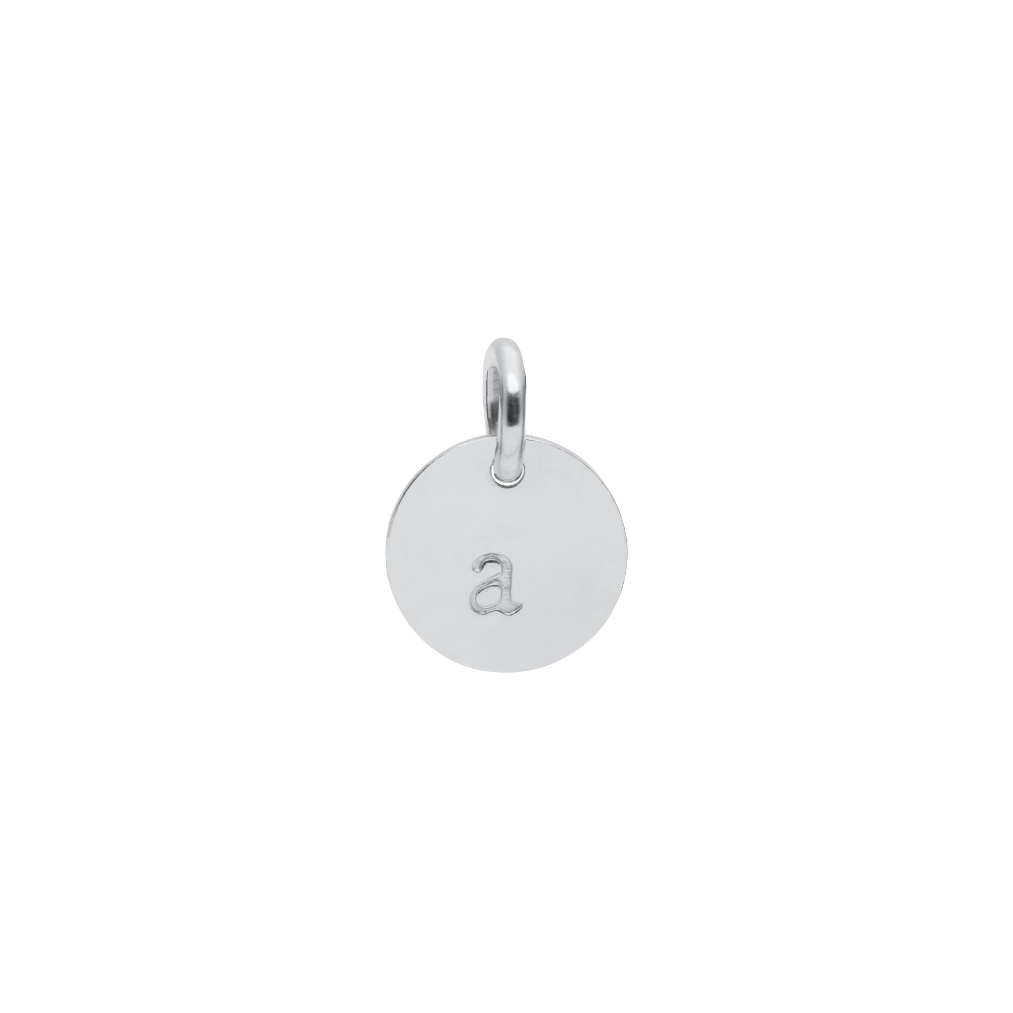 Initial Charm Silver
