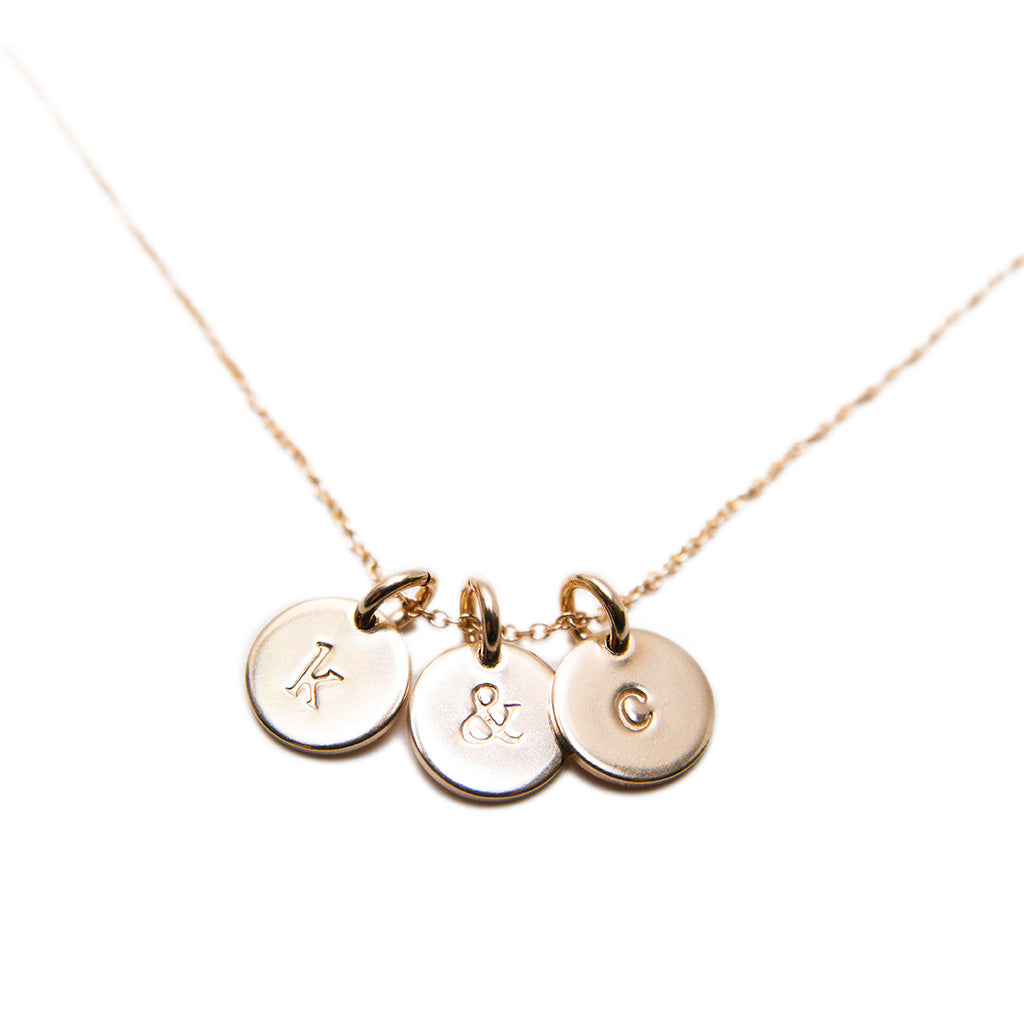Initial Charm Necklace