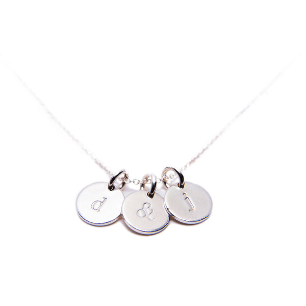 Initial Charm Silver