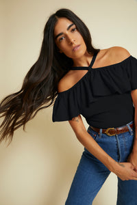Morgan Ruffled Halter