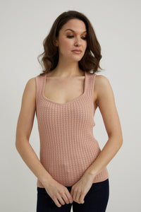 Old Rose Knit Tank