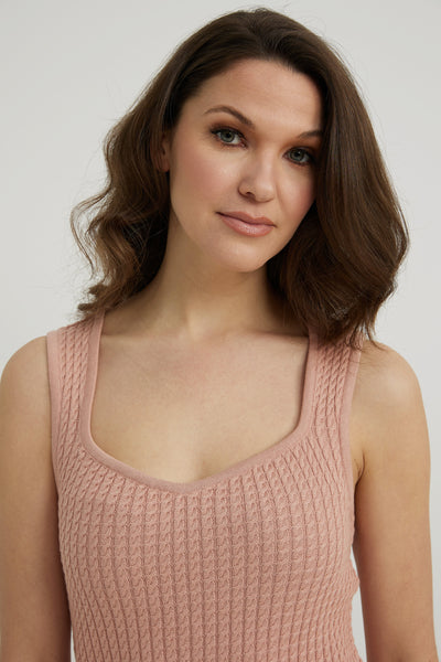 Old Rose Knit Tank