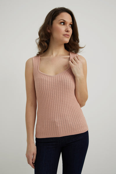 Old Rose Knit Tank