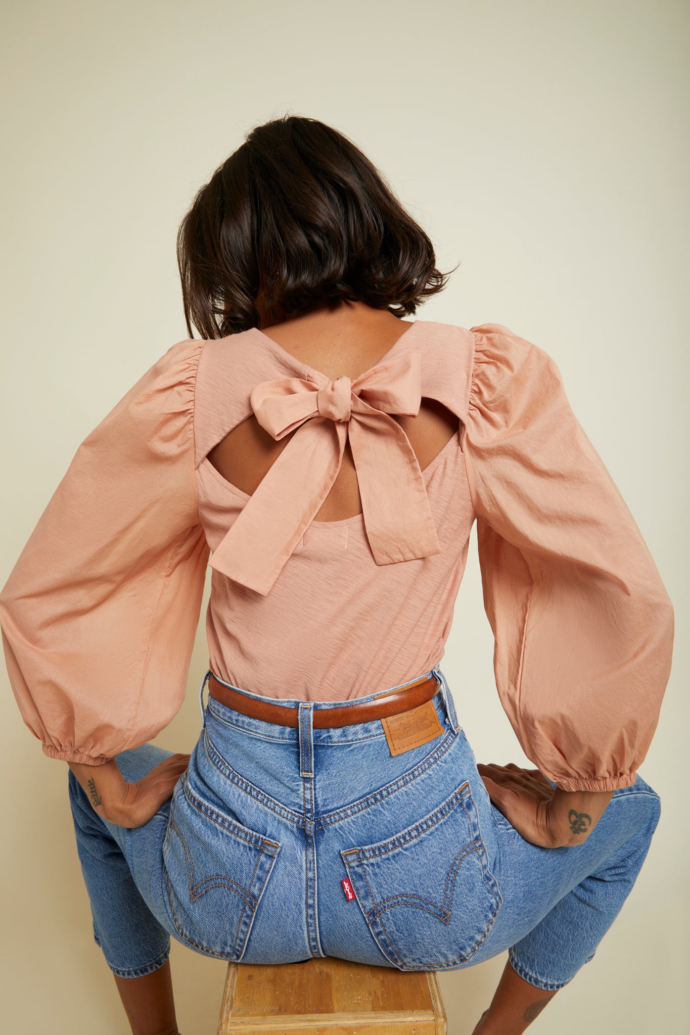 Shalom Tie Back Tee